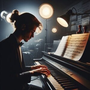 As mais belas músicas para Piano - uma pessoa tocando piano.